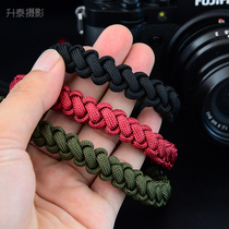 New 8-color original hand-woven rope SLR camera wristband Digital micro one-handed rope Lanyard Wrist strap