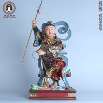 Three Prince God Statue Nezha Three Prince Resin FRP painted Zhongtang Marshal Nezha Statue ornaments