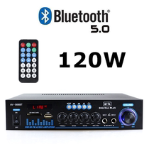 Mini small power amplifier speaker power amplifier Home car multi-function plug-in card 12 volt 220V Bluetooth power amplifier