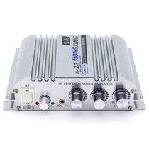 Subwoofer mini power amplifier 12V household 2 1 channel small power amplifier HX-168AH car power amplifier