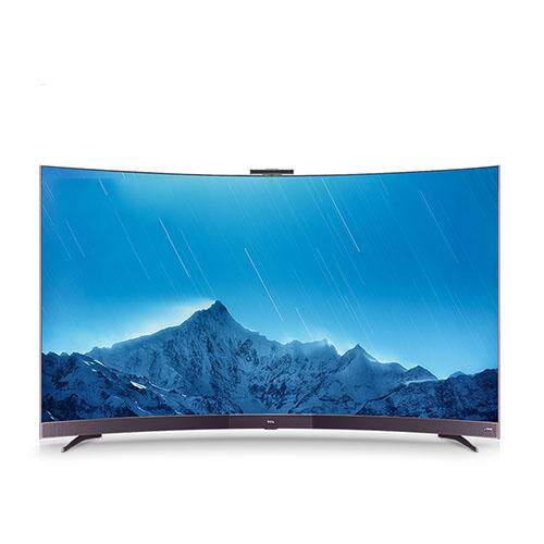 tcl 55a880c 55英寸4k曲面超薄高清人工智能网络液晶曲屏电视机