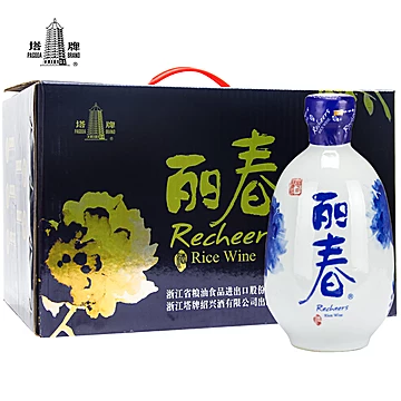 塔牌黄酒干型丽春酒375ml*6瓶装整箱[20元优惠券]-寻折猪