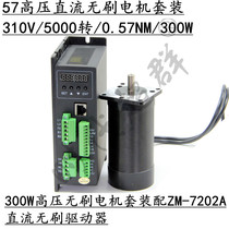 57 HVDC Brushless Motor 300W5000 Turn ZM-7202A Brushless Drive High Speed Motor Long Life