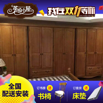 Yinglun Wind Shenzhen Brand Special Cabinet Pool Lodge Small Beauty Pure Solid Wood Wardrobe Young Children Furniture