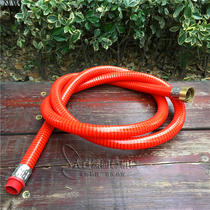 Agricultural three-cylinder piston pump accessories beating machine inlet pipe return pipe Beef tendon material new threaded pipe anti-flat and anti-hard