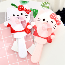 2020 Hot Sell New Creative Big Hand Press Double Head Fan Children Toys Wholesale Night Market Stall Source Manufacturer