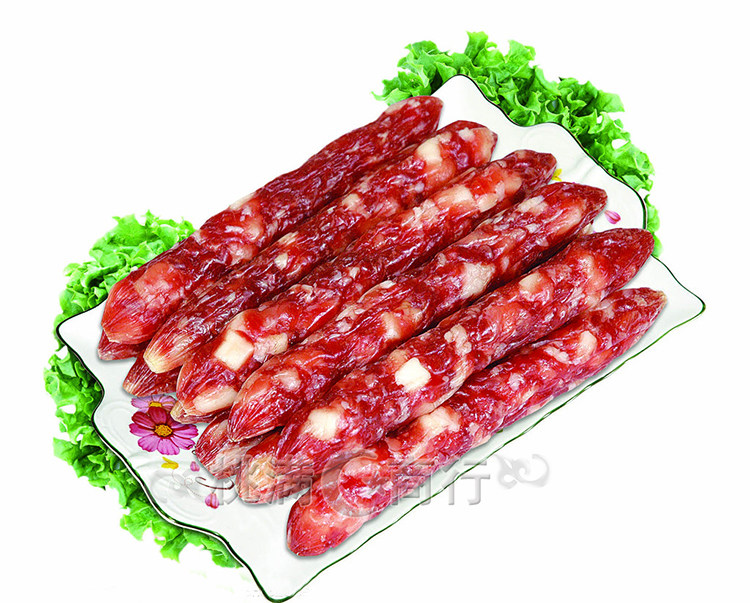 满3袋包邮广西梧州特产龙舟牌一级腊肠400g广式腊味香肠