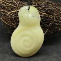 Qingtian stone seal door blue star pendant bamboo leaves green light freeze gold dazzling jade jelly light frozen purple sandalwood