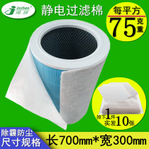 Adapted millet filter cartridge static filter cotton air purifier filter screen for haze pm2 5 windows fan dust net
