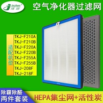 Adapting TCL air purifier hepa filter TKJ-F210B F220B F210A F220A two-piece set