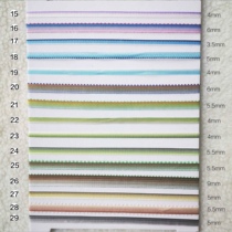 Characteristic gradient embroidered ribbon (blue-green)