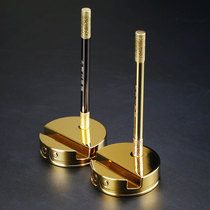 Pure copper plated real gold signature pen two-color pen pen holder paperweight mobile phone holder Business card holder Office desk ornaments