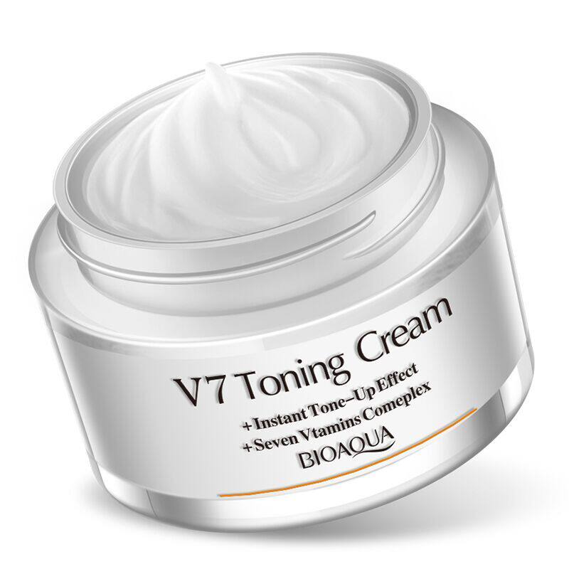 正品v7素颜面霜乳液懒人遮瑕补水保湿滋润男士少女学生专用送美白