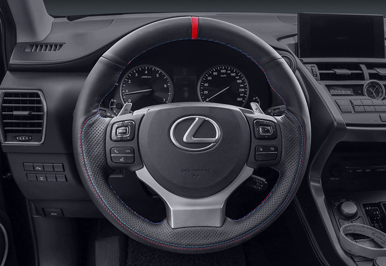 徐记方向盘套专用于雷克萨斯es200300h nx200t rx270手缝真皮把套_9折
