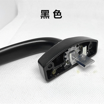 Hanging the window to handle aluminum alloy door and window accessories window open and window open two points more lock semi-round transmission handle