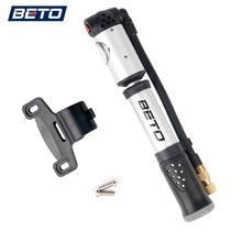 Taiwan BETO MP-036 mountain bike portable high pressure 300psi with pressure gauge shock absorber front fork pump
