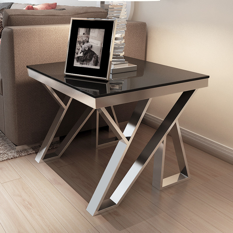 现代简约迷你小边桌时尚客厅沙发边几角几可移动电脑桌茶几休闲桌_不