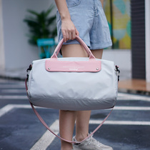 Dry Wet Separation Swim Bag Women Tennis Red Sports Fitness Bag Oxford Cloth Light Large Capacity Short Travel Cashier Bag