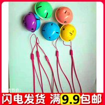 4CM cm bicolor collared bell pet bag pendant monochrome with rope to push a micro-dealer sweep for small gift