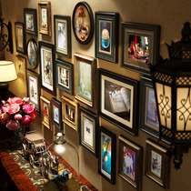 Old European Photo Wall restaurant retro American frame wall combination living room sofa background wall decoration corridor