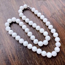 High quality natural Hetian jade necklace 9 5mm