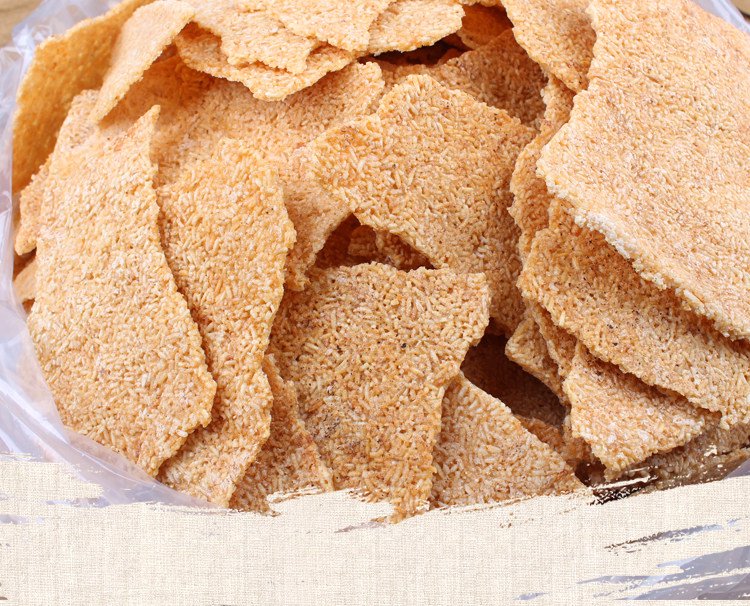 安徽全椒特产柴火锅巴土灶锅巴大锅锅巴非油炸儿时零食500g