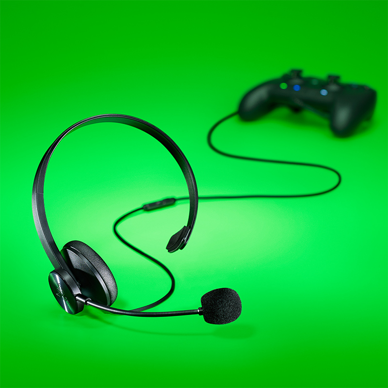 razer thunder snake neon magic battle fin game console communication headset audio headset microphone live