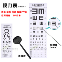 Logarithmic vision meter Wall chart Standard adult ophthalmology cartoon kindergarten myopia measurement eye childrens household vision meter