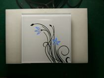 86 type tempered glass touch switch 2-way single open capacitive screen 2-way single and double control touch switch White Orchid