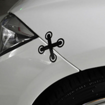 Yunchuang car sticker fun modification surround quick release sticker decoration sticker car scratch repair cover reflective sticker