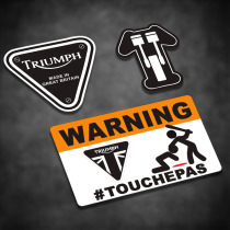 Motorcycle stickers are suitable for triumphant motorcycle locomotive waterproof reflective stickers dont touch my car scratch blocking stickers