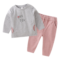 (Broken clearance) Spring and Autumn Childrens Underwear Set Boys and Girls