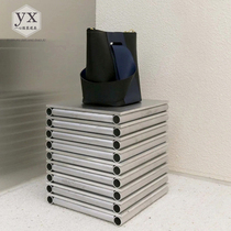 Clothing Store Show Show Display Props Middle Island Buy Handshop Upscale Stainless Steel Water Flowing table Terrace Exhibiting Terrace