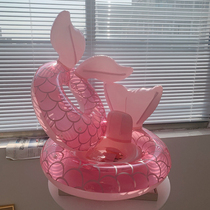 Mermaid swimming ring children seat seat ins2021 new new waist ring cute baby thick inflatable thick summer