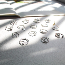 Ring female chic Japanese and Korean creative hipster student ring personality couple Net Red little finger ring