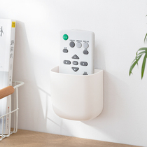 Nordic remote control storage box Wall hanging living room TV air conditioning remote control box Simple remote control storage rack n