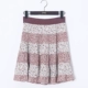 15 mùa hè phong cách mới ngoại thương Nhật Bản ban đầu của phụ nữ độc thân cotton và lanh Váy chữ A ren khâu váy giữa váy thun eo - Váy
