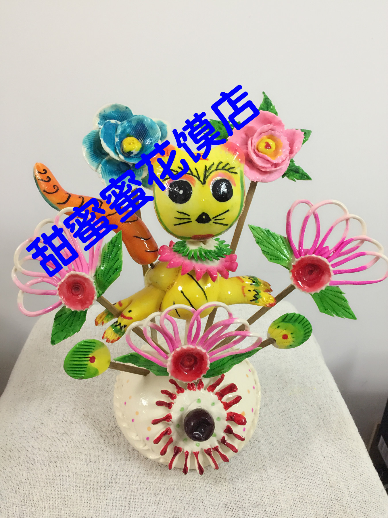 陕西甜蜜蜜民俗花馍店 十二生肖 满月周岁 天天向上西安饭庄