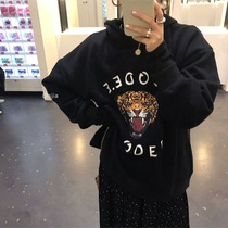 South Korea East Gate 2020 New loose letter print pullover sweater female tide ins small man hooded coat