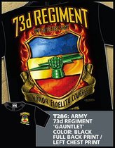 Brand new 7 62 Design printed Mejun 73rd group T-shirt short sleeve shirt monarch pure cotton has shrunk