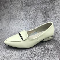 Brand clearance handles 2023 tip low heel leather female shoes comfortable fashion womens shoes dress work shoes