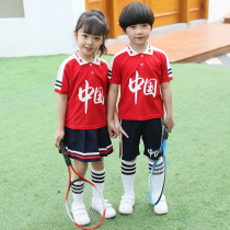 Chinese style Primary school summer class dress Kindergarten garden dress Summer uniform Class dress June 1 performance graduation photo set