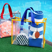  Swimming bag PVC transparent waterproof bag large capacity beach bag bathing bag portable hot spring fitness swimsuit storage bag