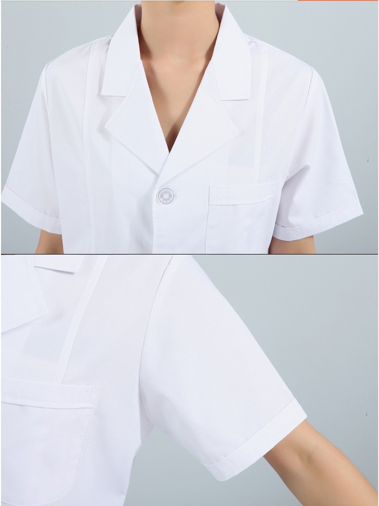 白大褂长袖加厚医生服短袖男女冬装医师服护士实验药房工作服包邮