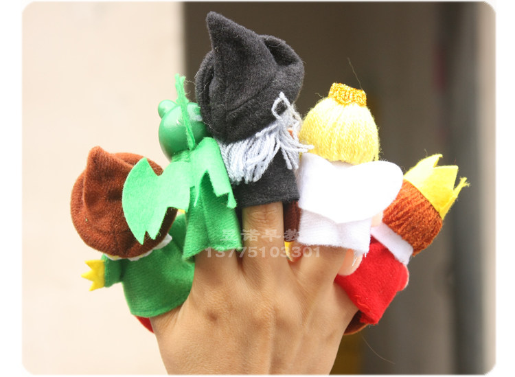 Мягкая детская игрушка 2套包邮迷你小动物指偶玩具手指玩偶宝宝安抚玩偶手偶幼儿园早教 Yu nuo