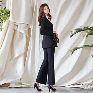 Professional Suit New Outer Suit Long Bell Trousers Two-piece Suit