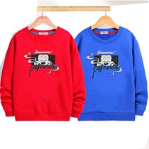 Childs suit new 2021 casual cartoon Mickey mouse Bala round - collar cover in all cotton tops