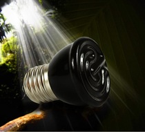 Mini small ceramic heating lamp climbing spotting tortoise lizard parrot Snake Hedgehog far infrared insulated lamp