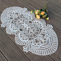 European-style light luxury creative hollow table flag table mat lace embroidered tea table mat tablecloth table cloth ins style decorative fabric