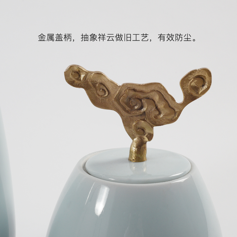Ming and the qing dynasties classical style plain contracted ceramic pot mesa of indoor stylist soft furnishing articles I household adornment